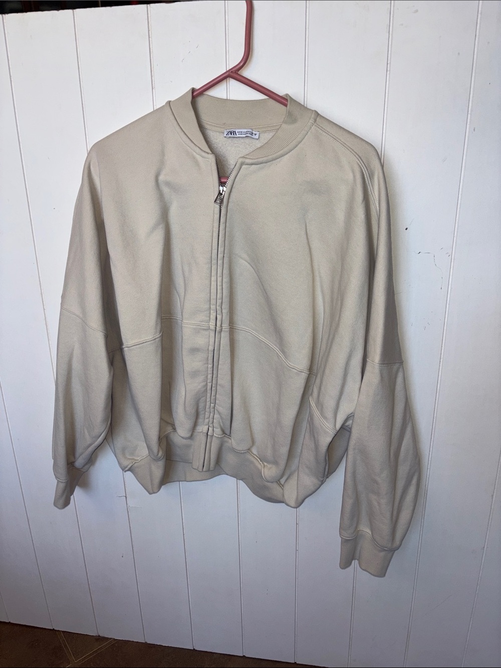 Zara wide leg cream sweat set! Medium - Picture 3 of 9